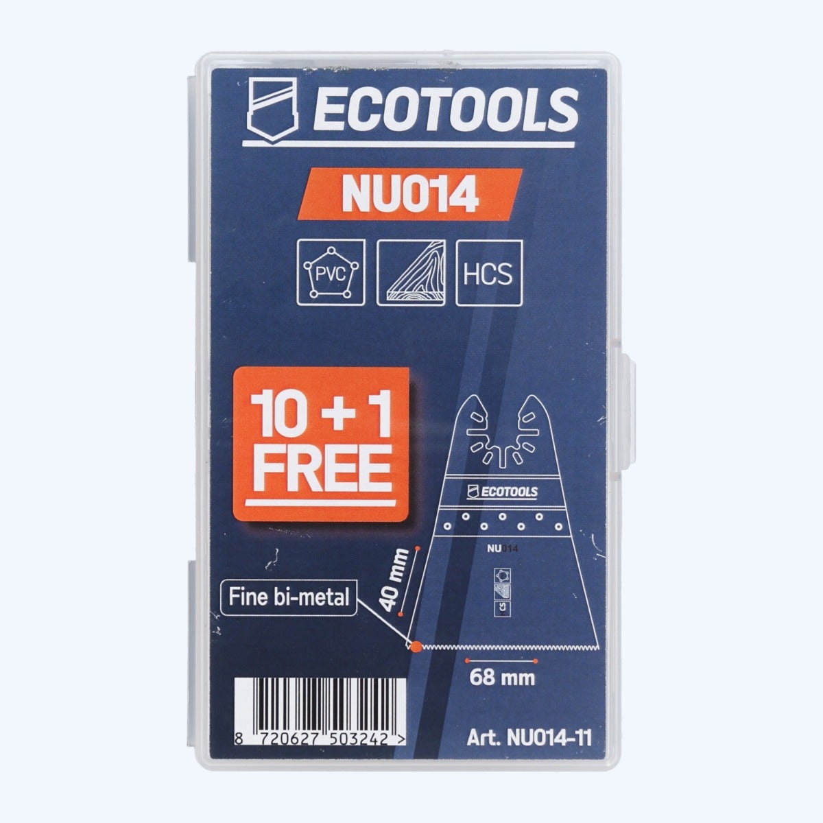 10+1 gratis multitool zaagbladen HCS type NU014