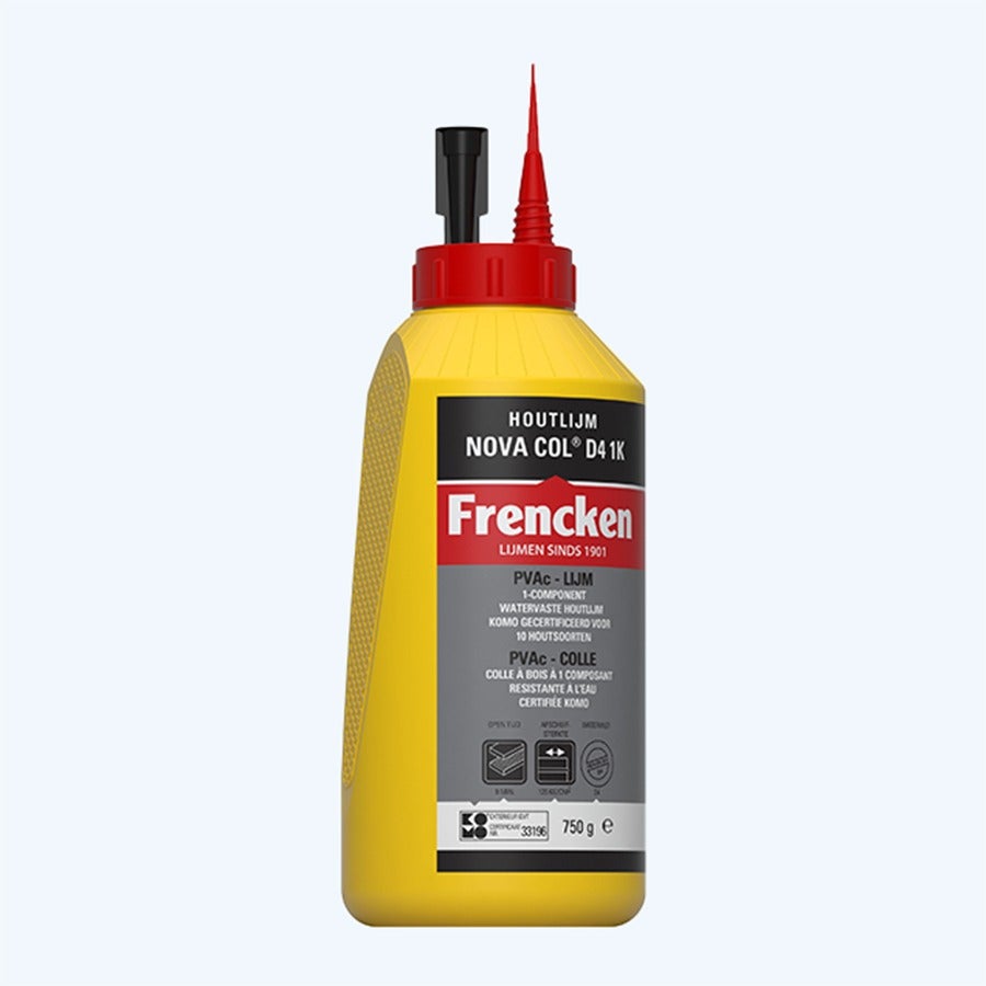 Frencken houtlijm Nova Col D4 1K 750 gr 