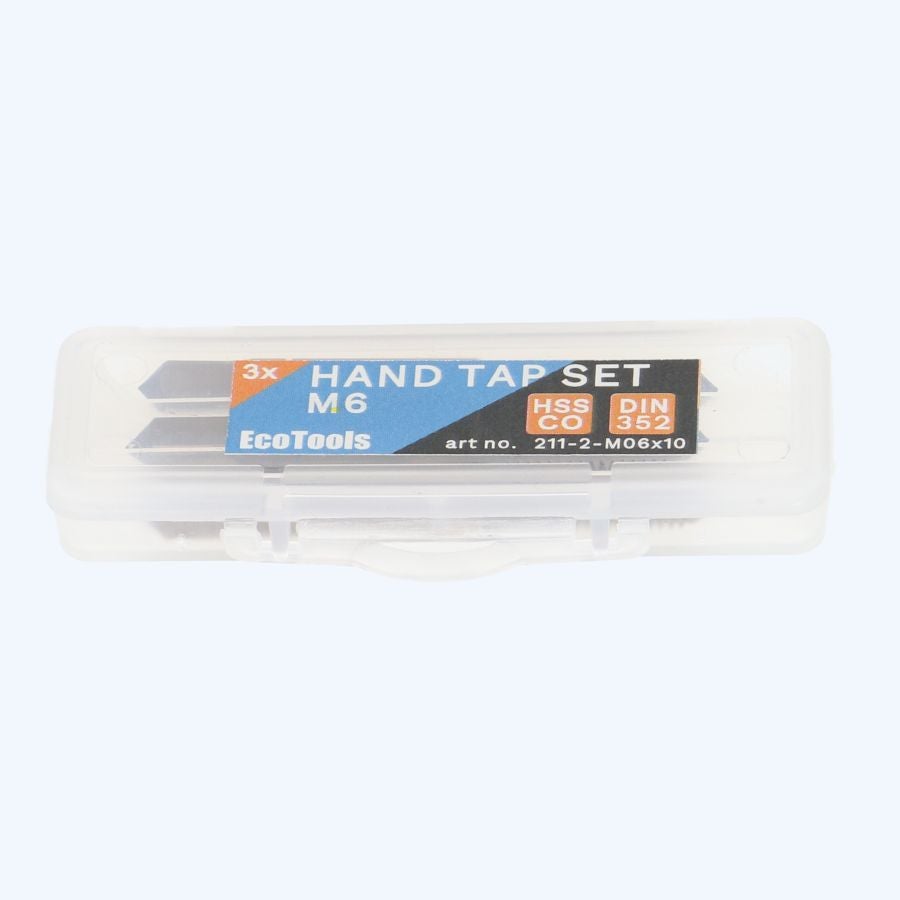 3-delige handtapset HSS 5% cobalt M6 x 1,0 mm