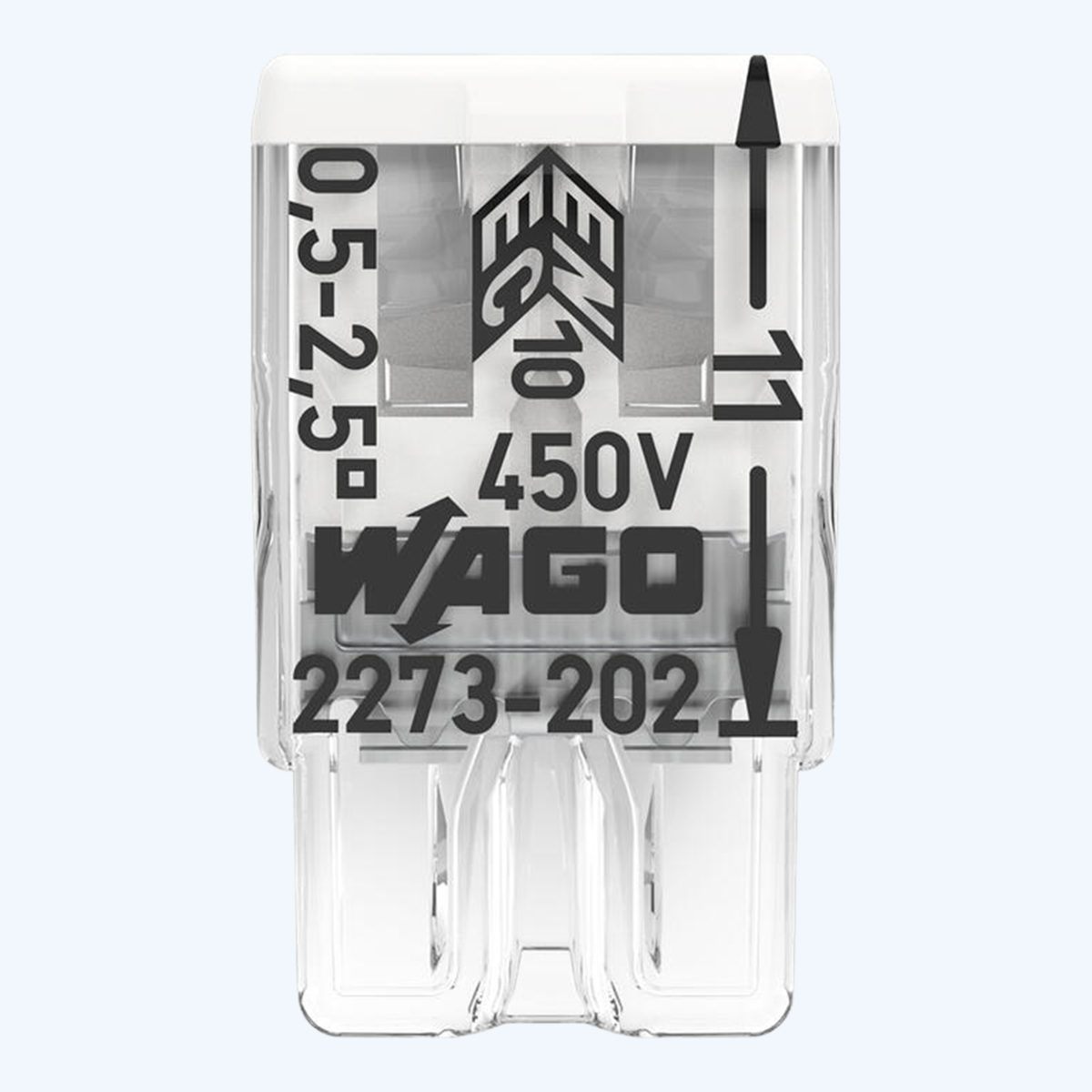 Borne à souder WAGO COMPACT double, 2,5 mm² (40 pièces)