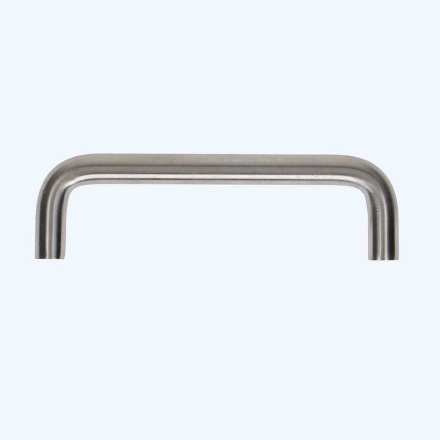Greep massief RVS ronde hoeken 128 x 40 mm