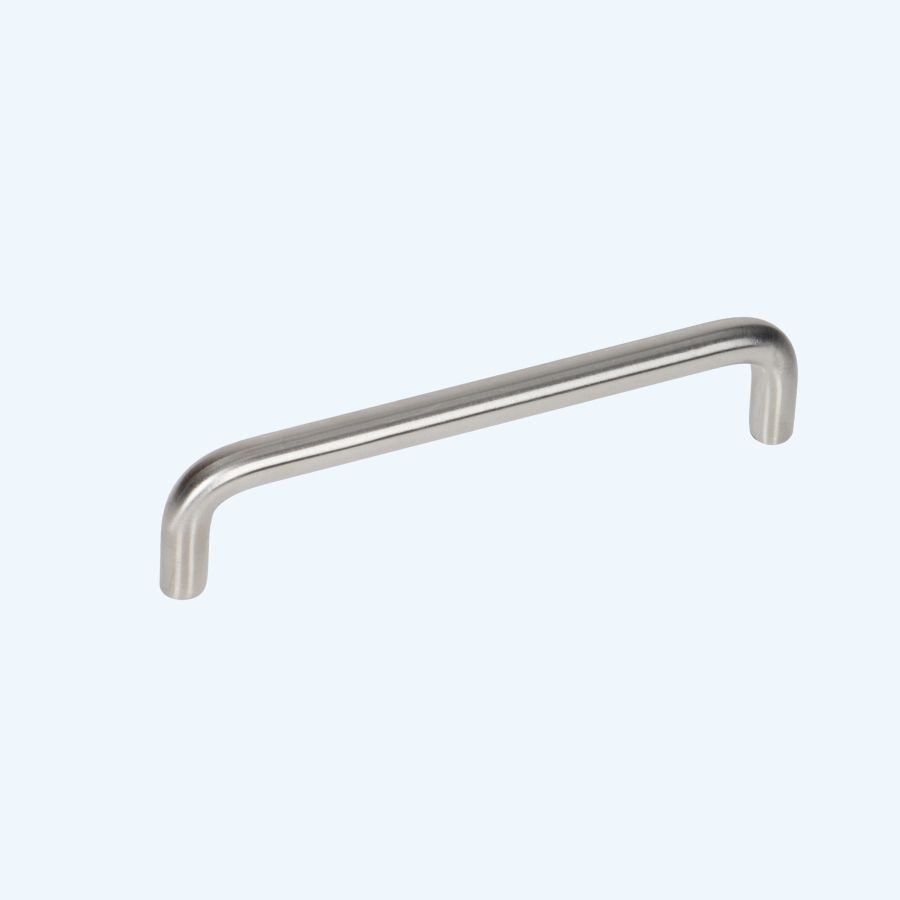 Greep massief RVS ronde hoeken 160 x 40 mm