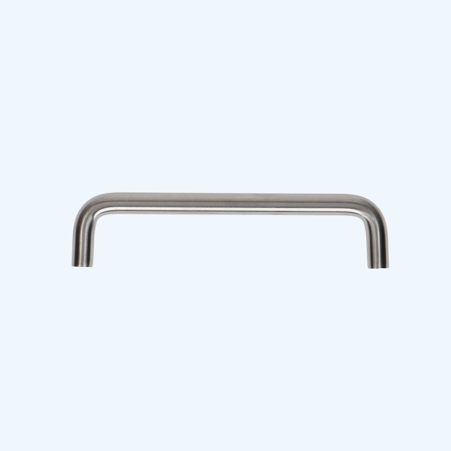 Greep massief RVS ronde hoeken 160 x 40 mm