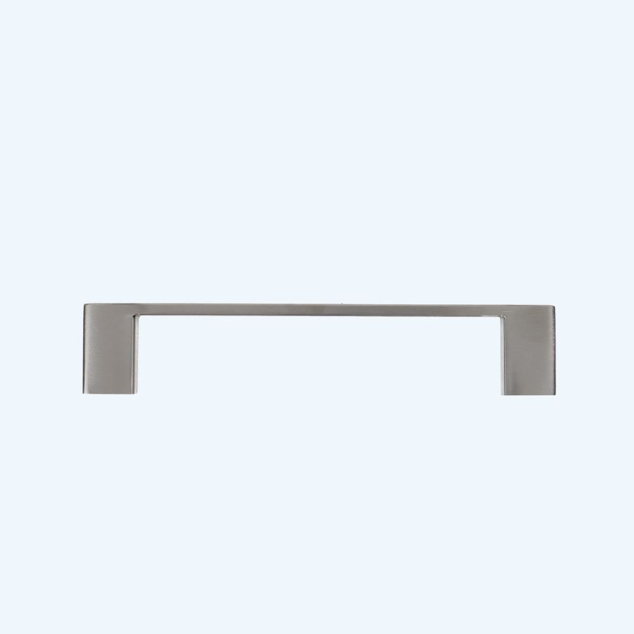 Greep hol RVS vierkant 128 x 35 mm