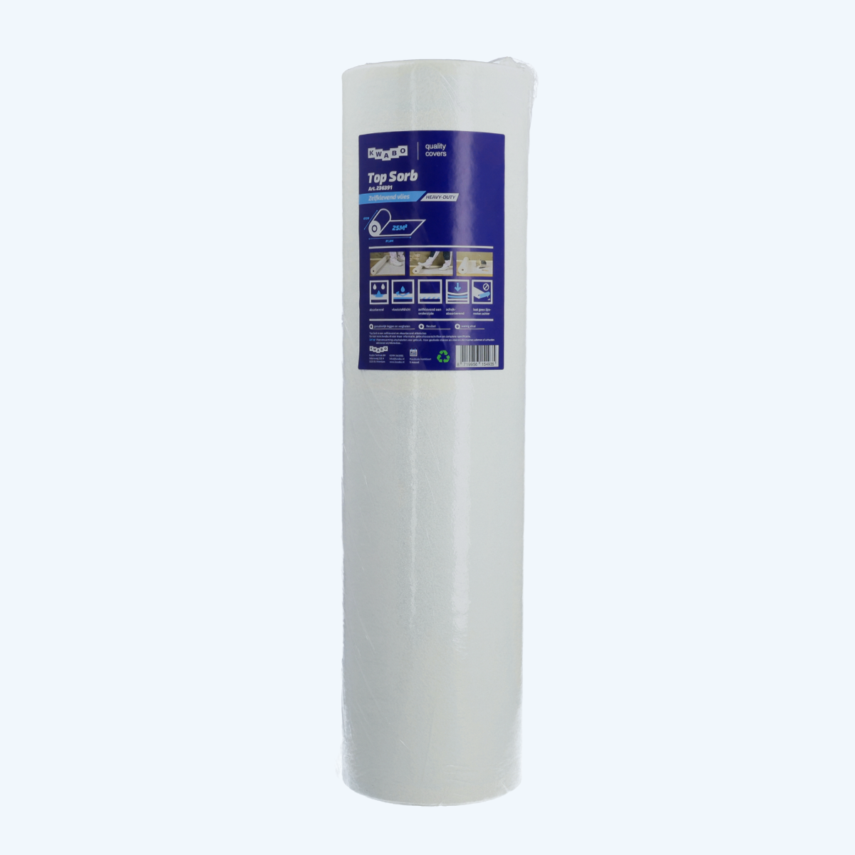 Top Sorb zelfklevend LDPE afdekvlies 0,67 x 25 meter