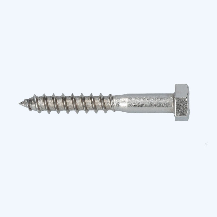 50 stuks houtdraadbout 8 x 70 mm RVS A2