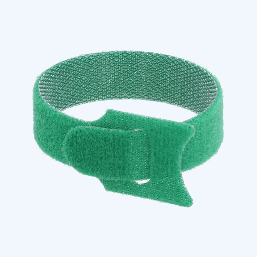25 stuks klittenband tyraps 12 x 150 mm groen