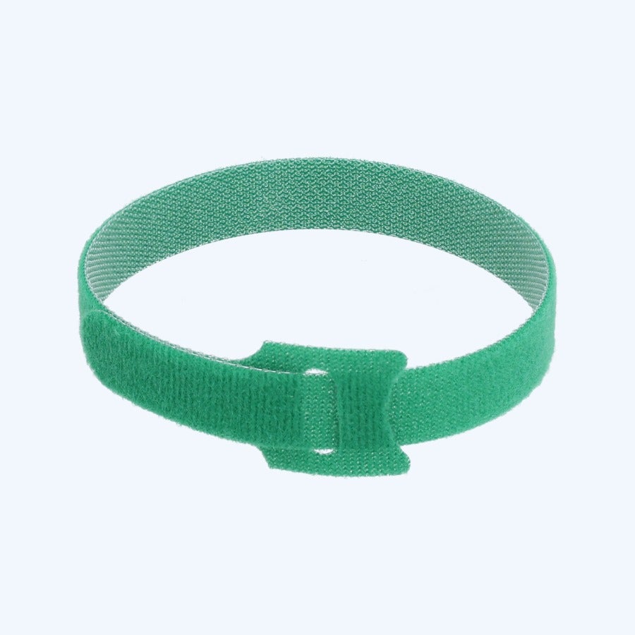 25 stuks klittenband tyraps 12 x 300 mm groen