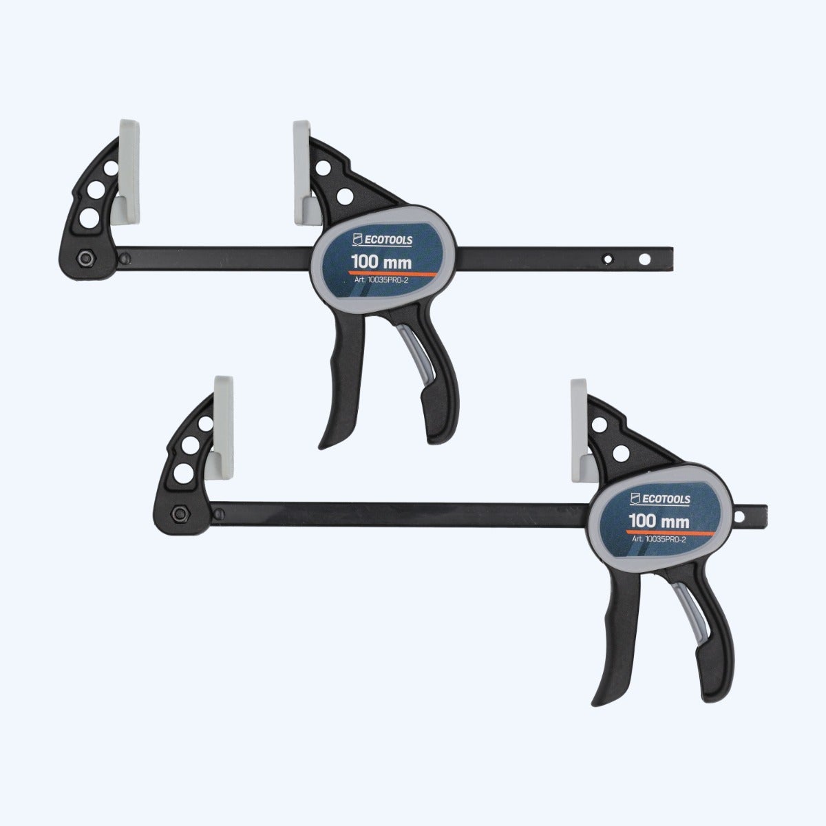 2 stuks mini snelspanklemmen 100 x 35 mm