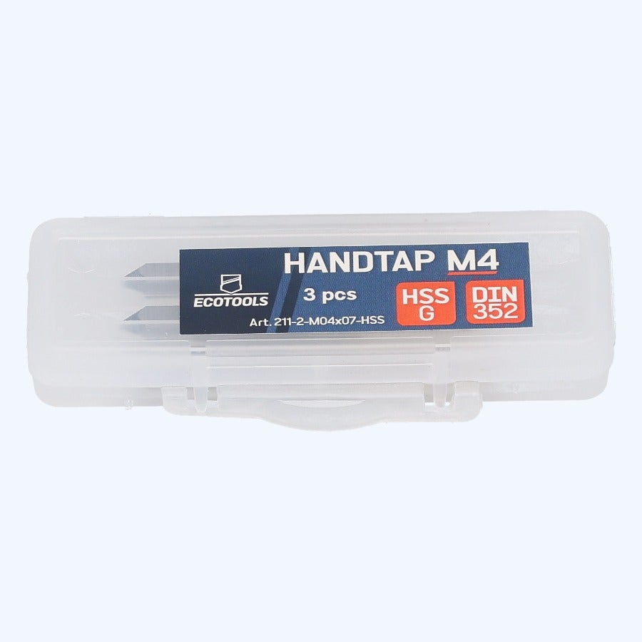 3-delige handtapset HSS M4 x 0,7 mm