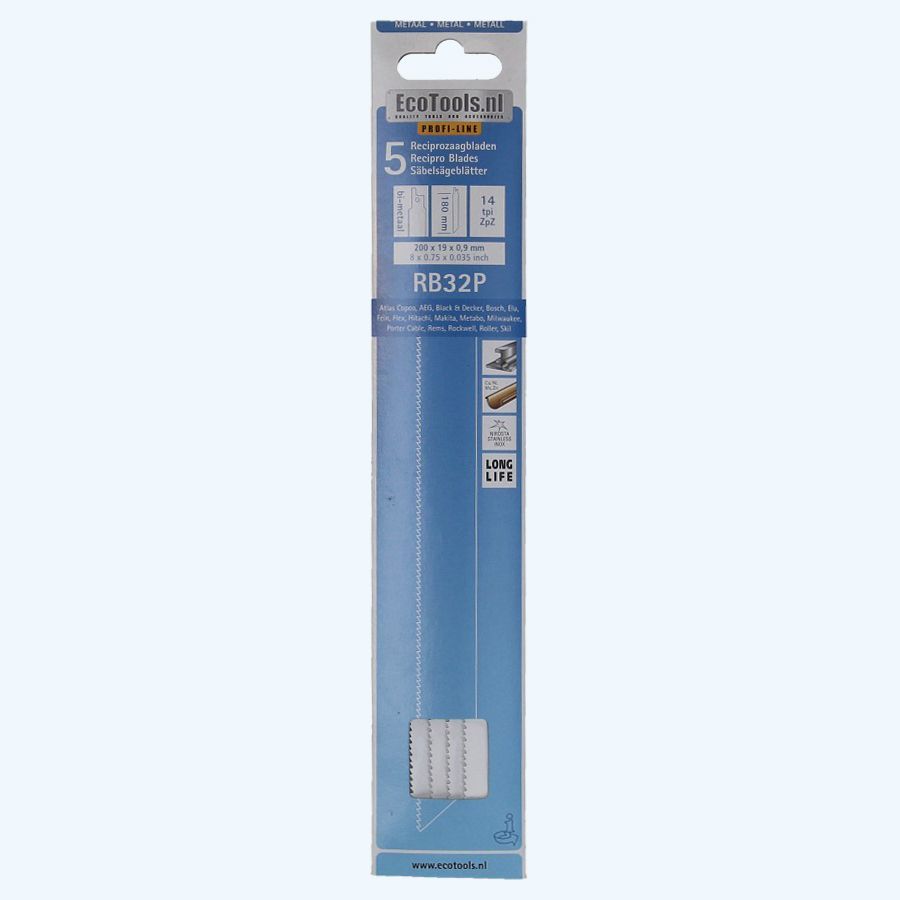 Reciprozaagblad metaal RB32P Profi-line