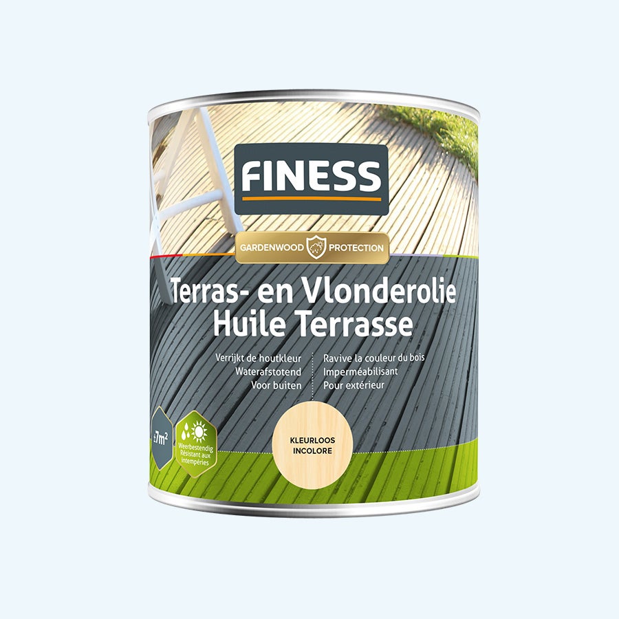 FINESS Terras-en vlonderolie 750 ml Kleurloos