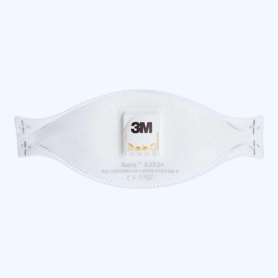 3M stofmasker 9322+ FFP2S met ventiel