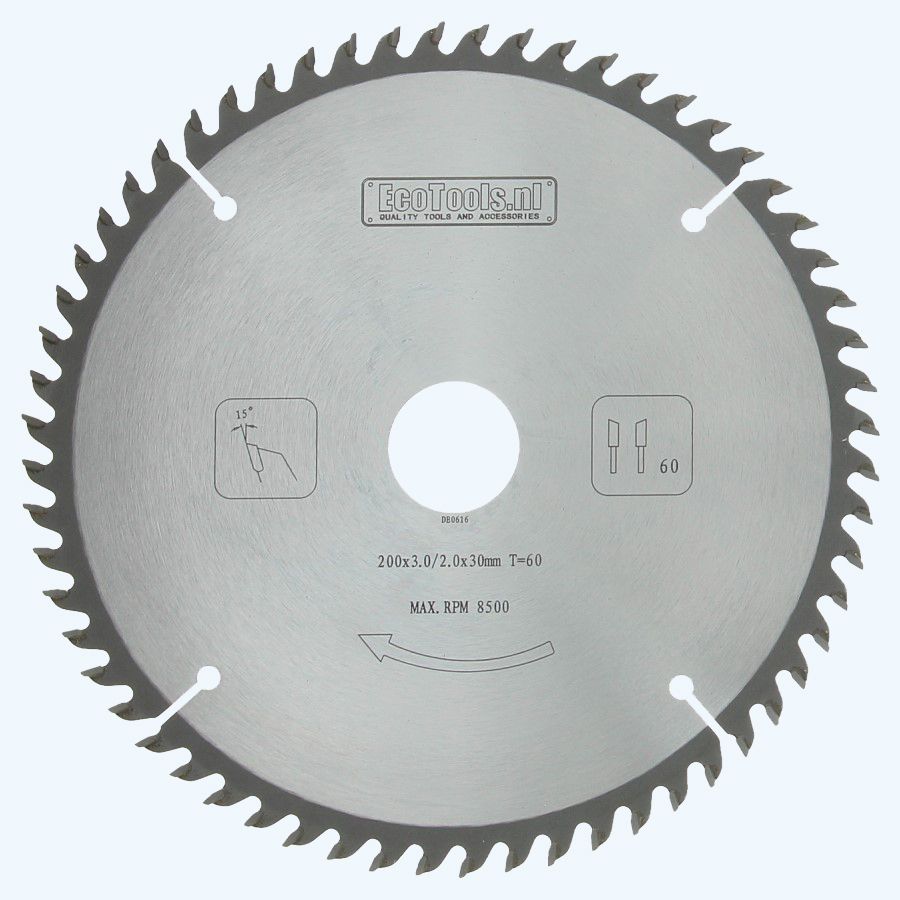 HM-zaagblad PROF 200 x 30 mm T=60 