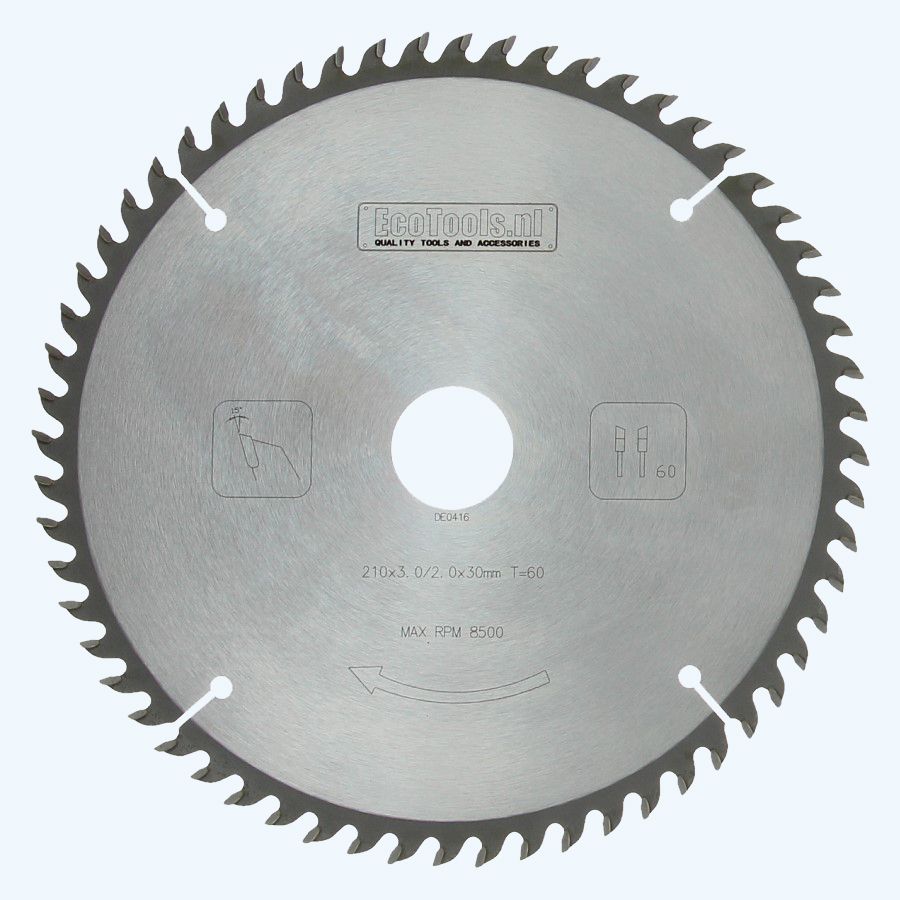 HM-zaagblad PROF 210 x 30 mm T=60