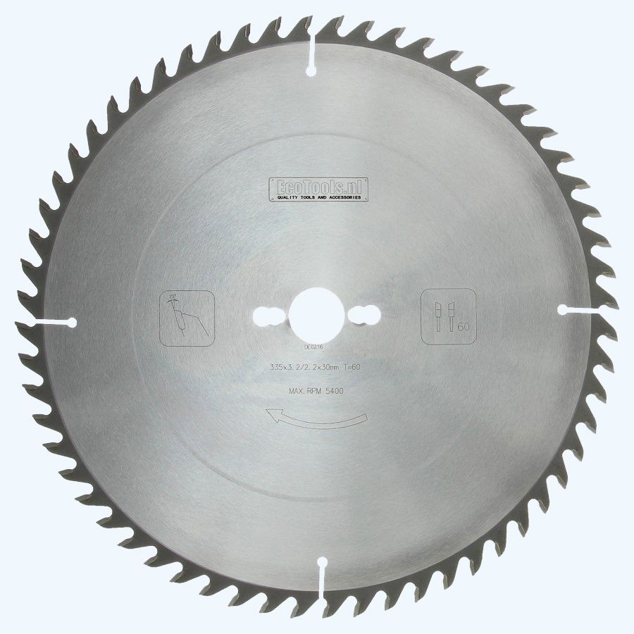 HM-zaagblad PROF 335 x 30 mm T=60 
