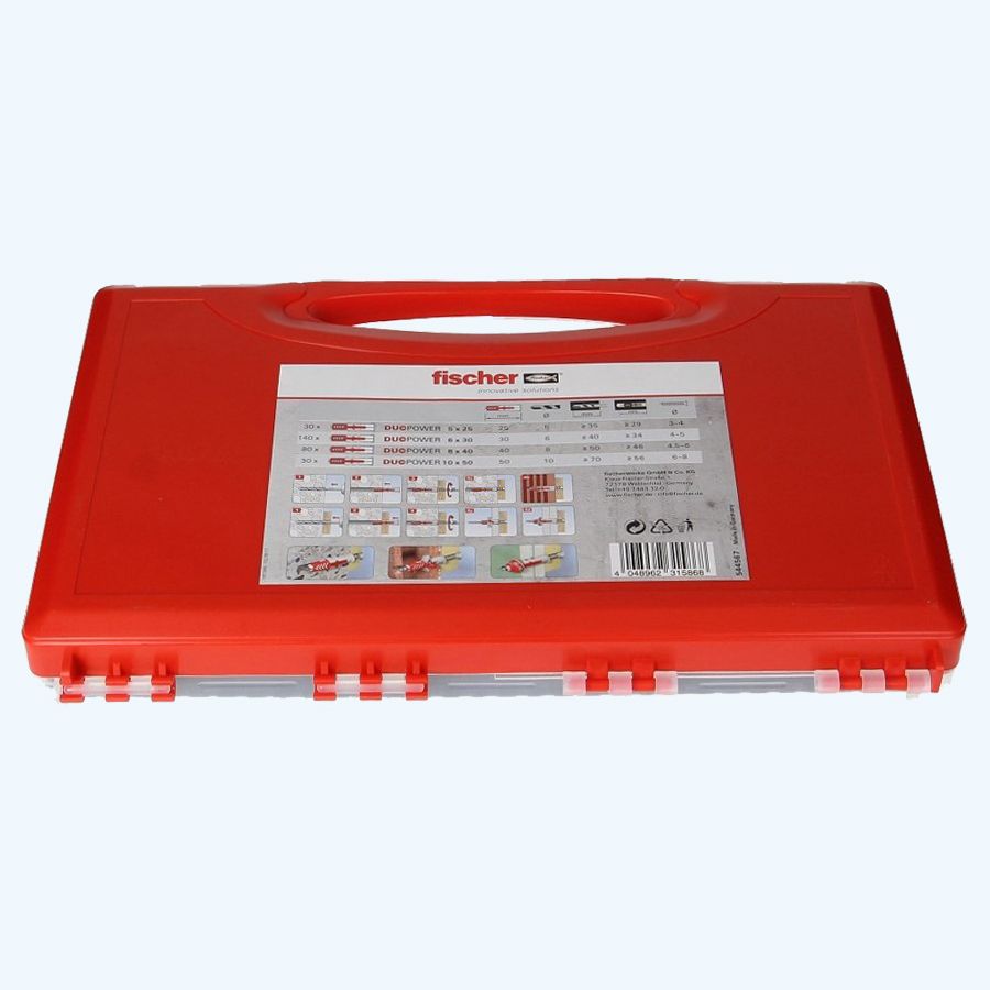 fischer assortimentsdoos Duopower pluggen 280-delig
