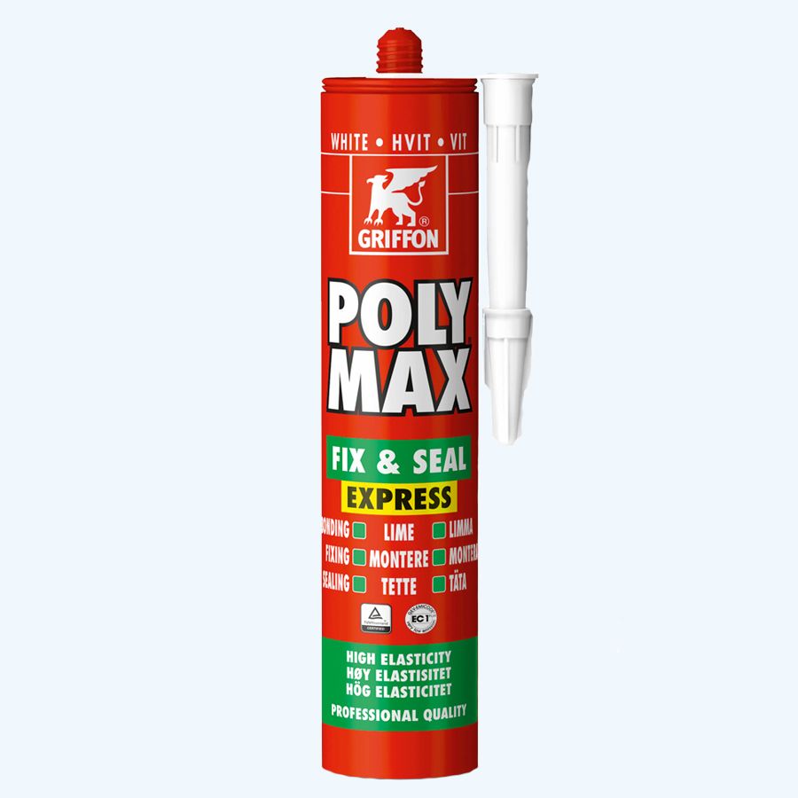 Griffon Poly Max Fix & Seal 425 gram (wit) 