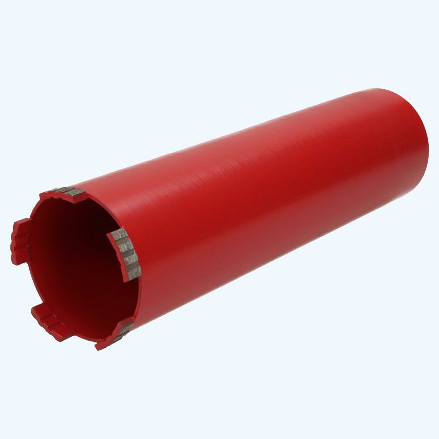 Diamantboor droog 82 x 280 mm met afzuigopeningen