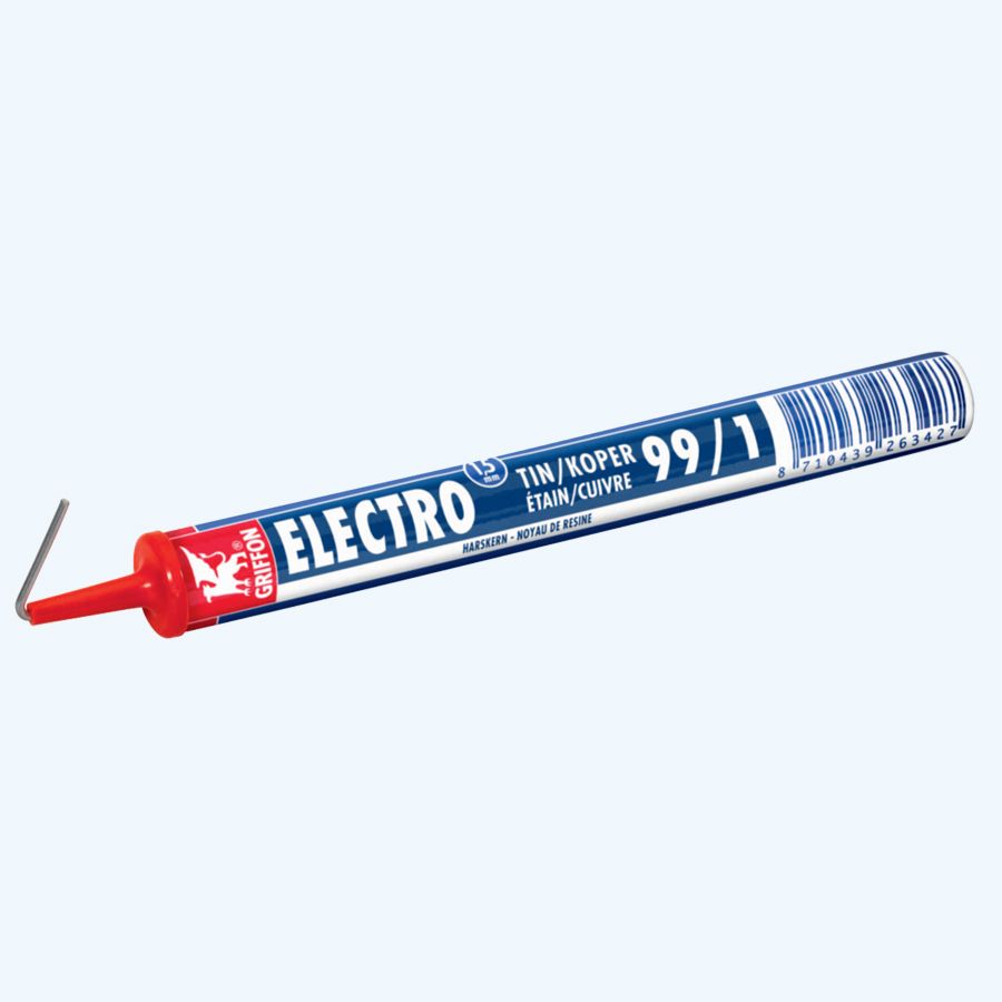 Griffon draadsoldeer tin/koper 99/1 harskern doseerpen 1,5 mm