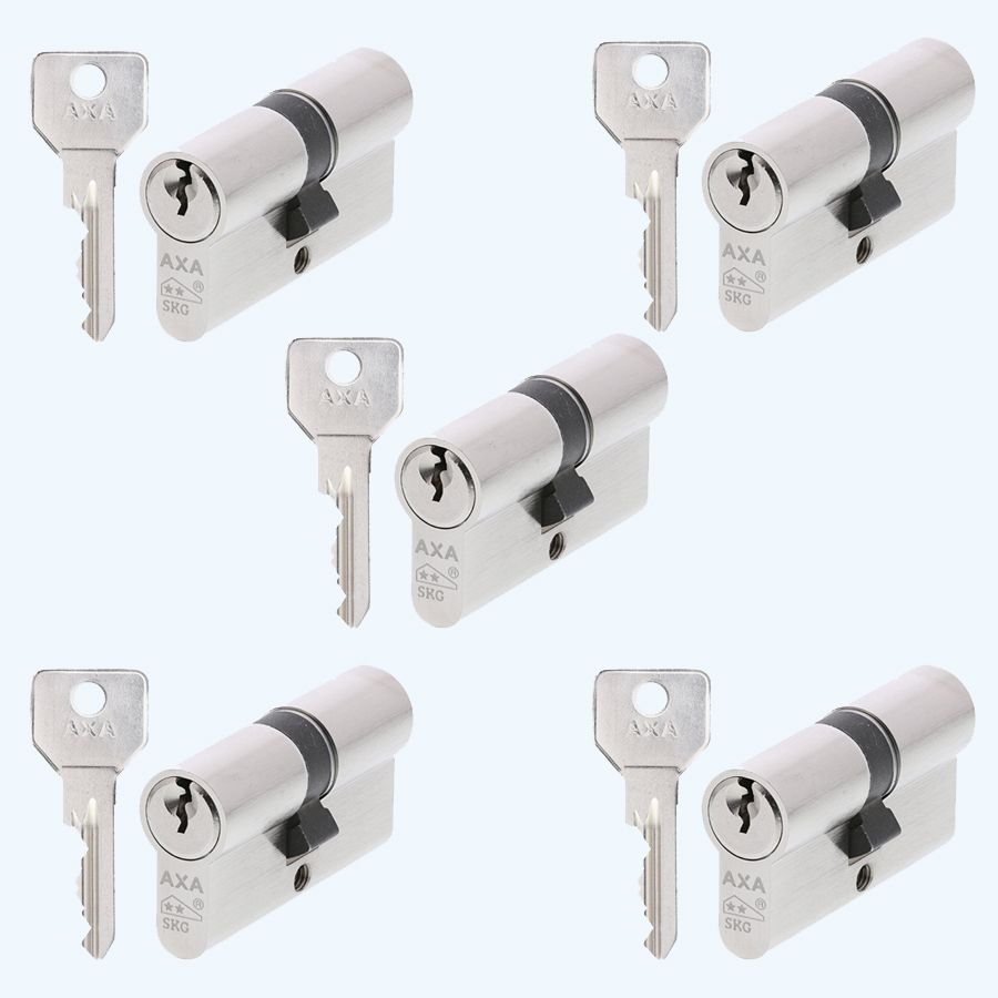 AXA Dubbele Veiligheidscilinder (5x) Security 30-30 SKG**