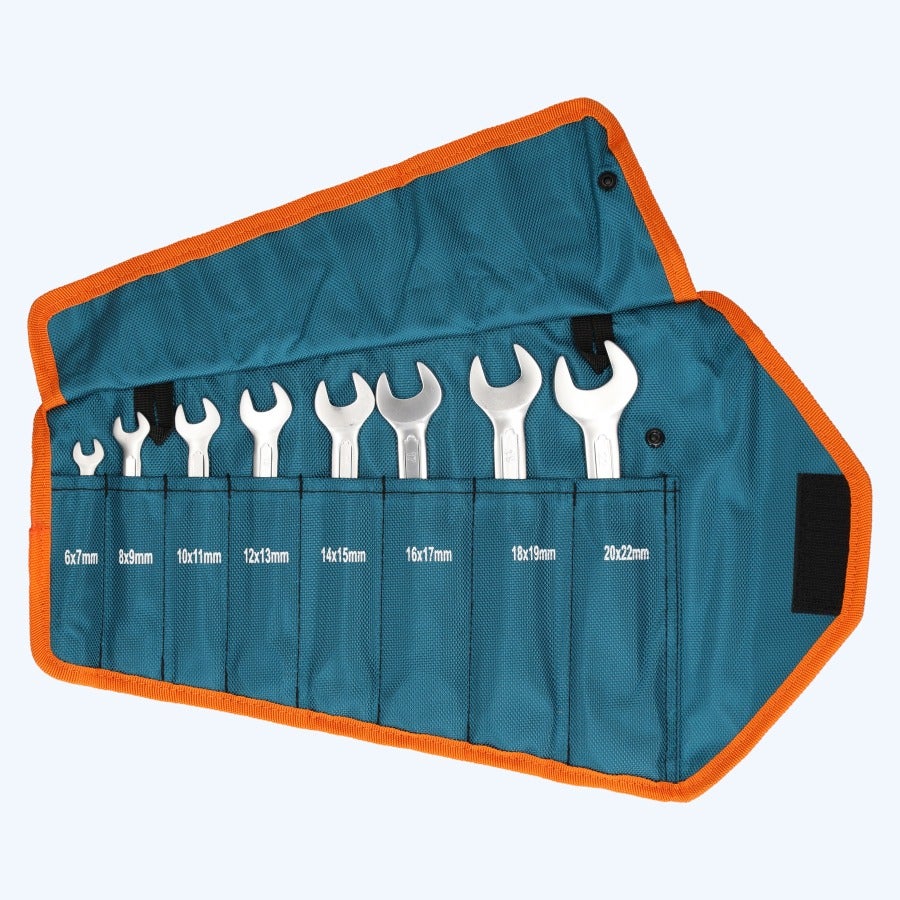 8-delige steeksleutelset Chrome Vanadium