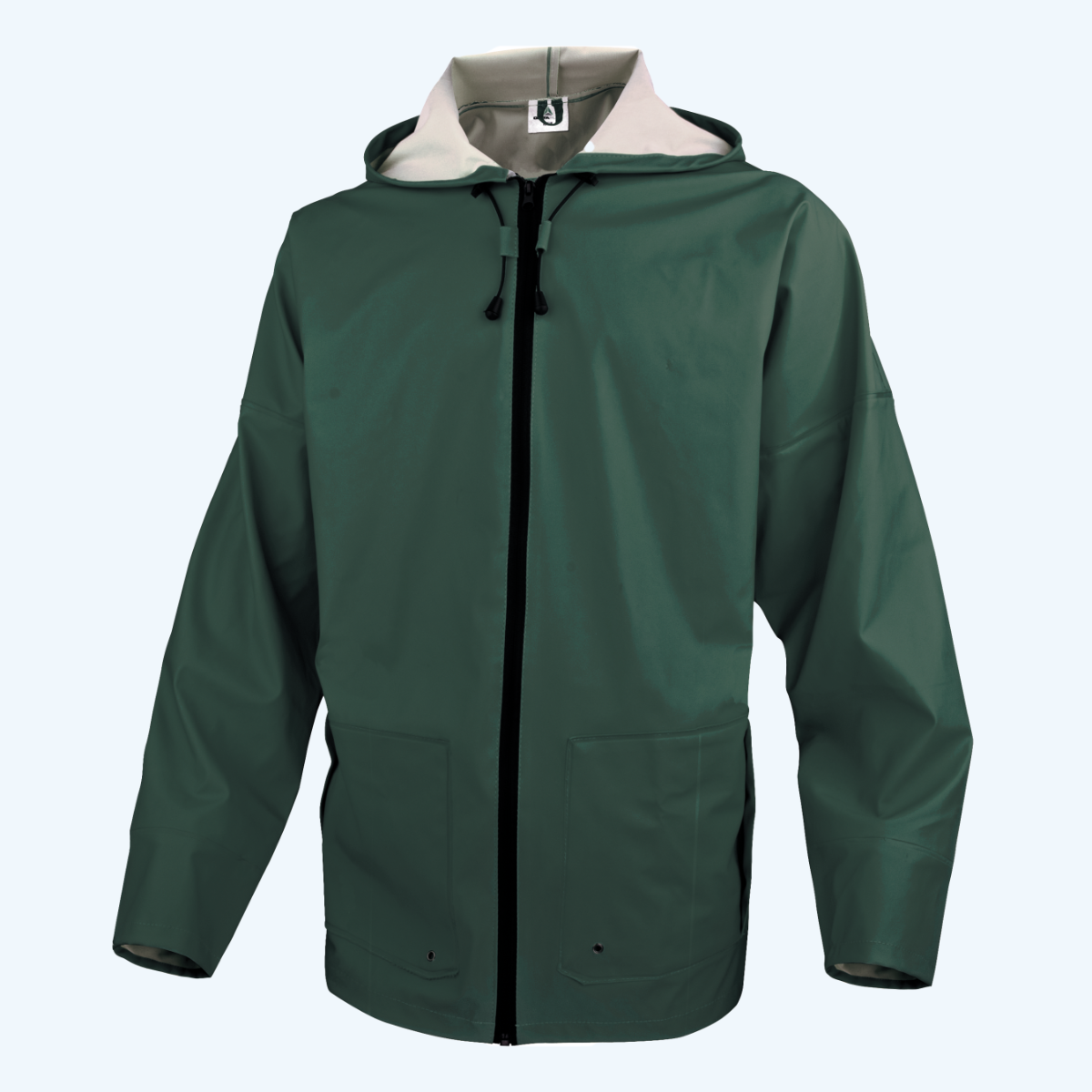 Delta plus polyester regenjas groen S