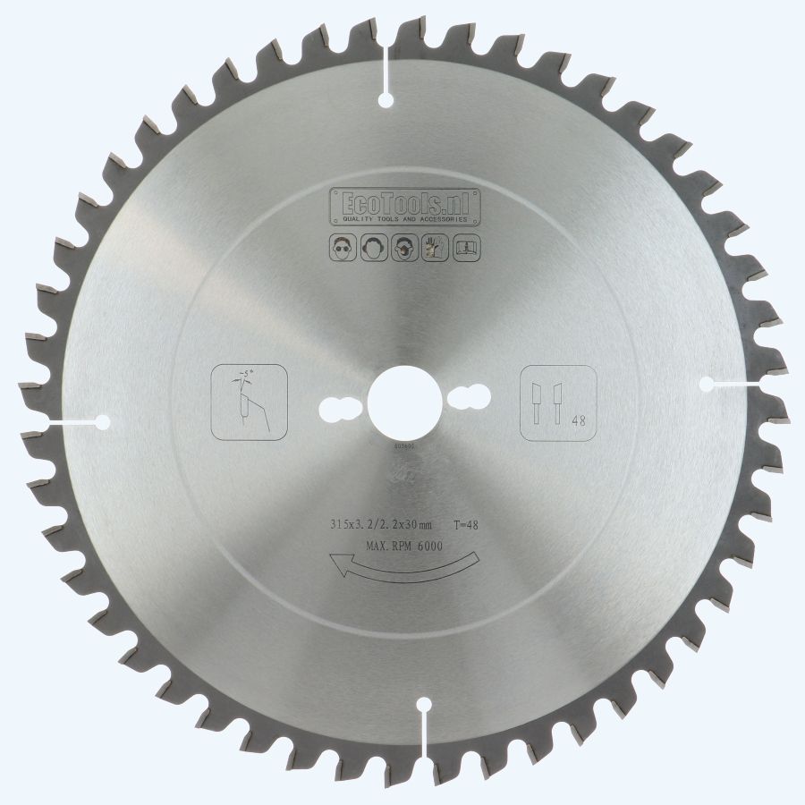 HM-afkortzaagblad Prof 315 x 30 mm T=48