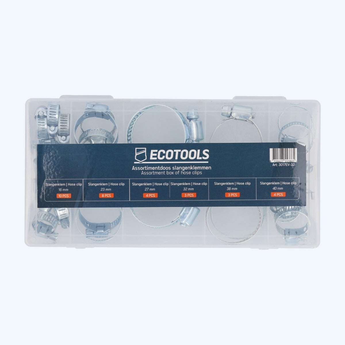 Assortimentsdoos slangenklemmen