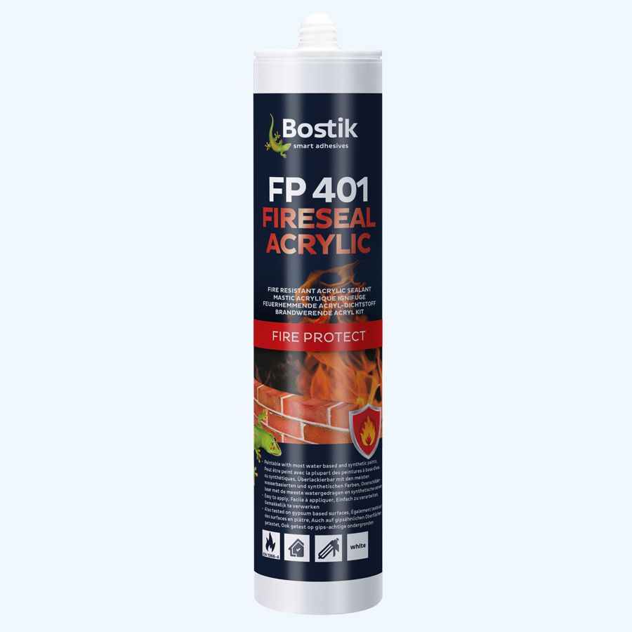 Bostik brandwerende acrylaatkit 310 ml (wit)