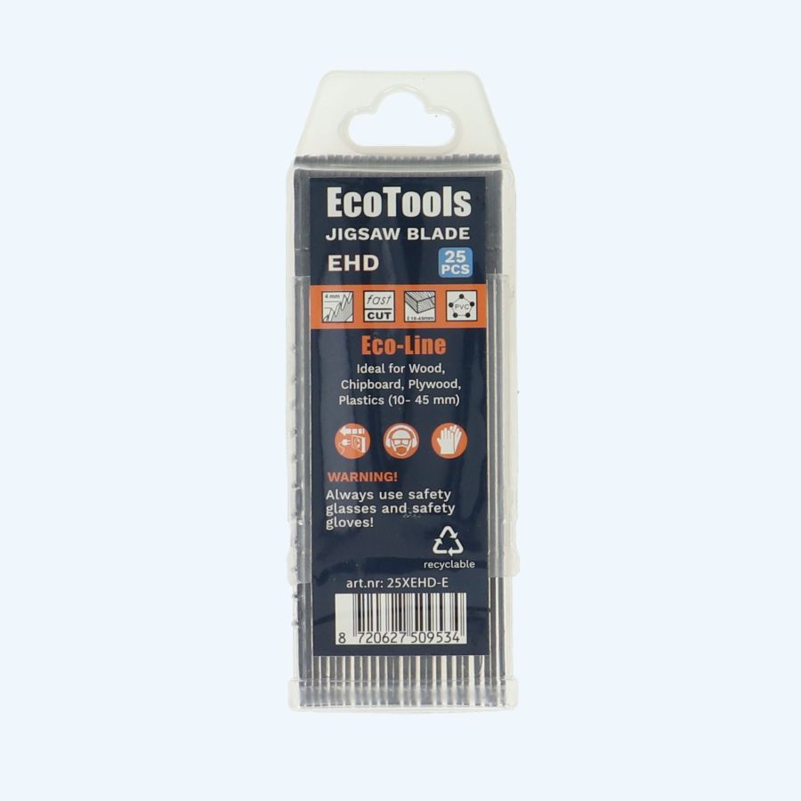 25 st. decoupeerzaagjes hout type EHD (Eco-line)