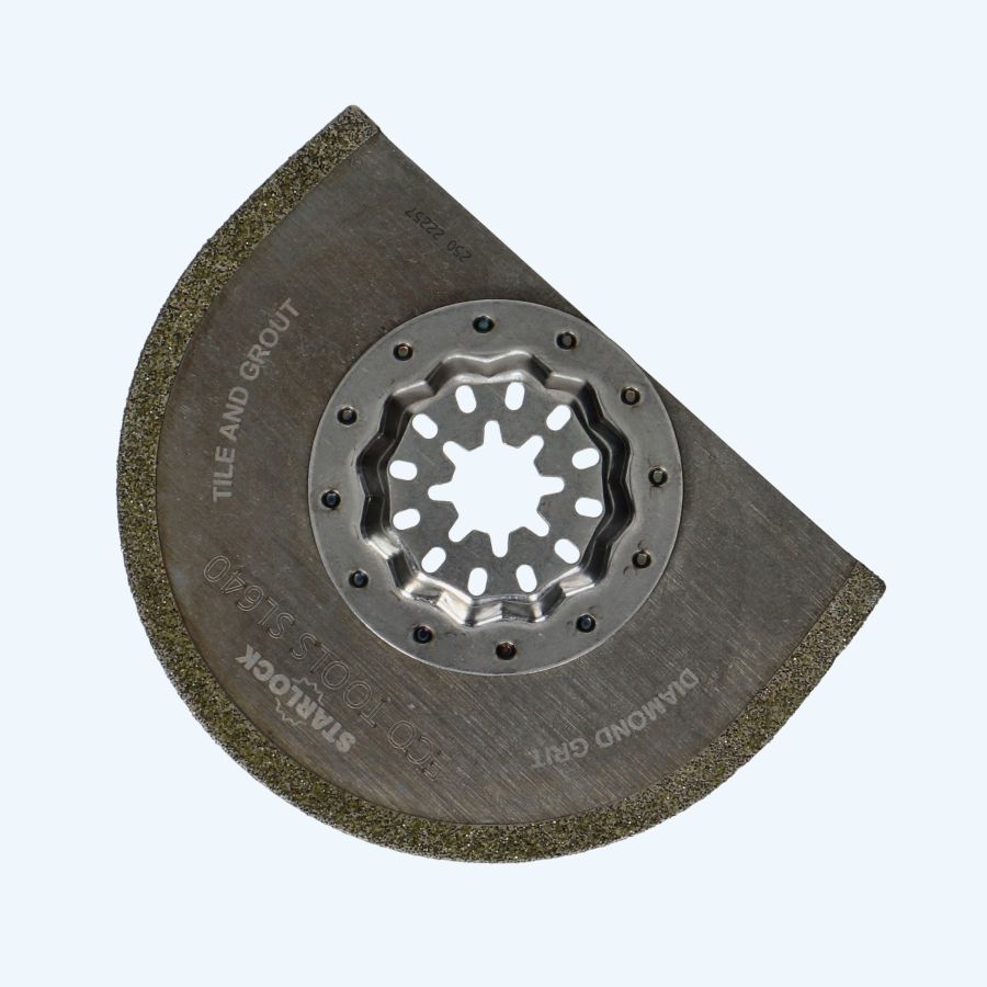 Multitool halfrond diamant zaagblad SL640 (Starlock)