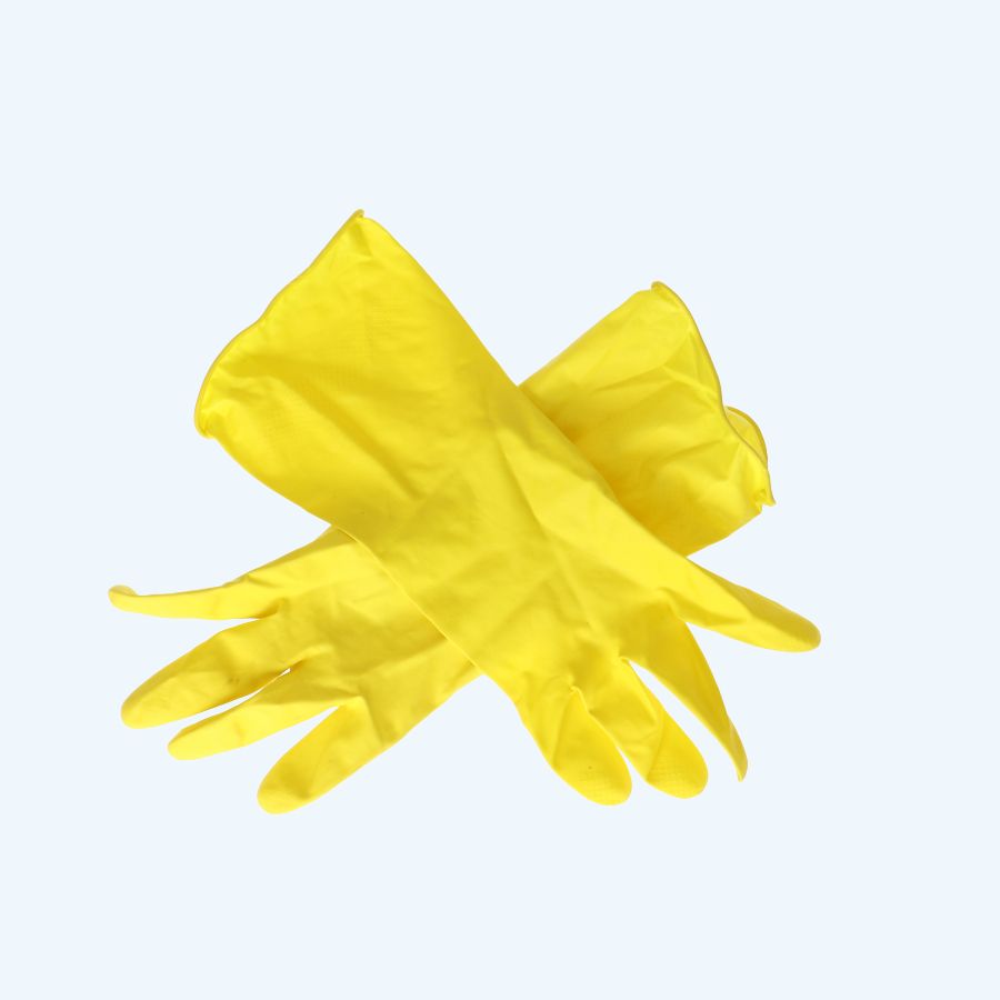 Huishoudhandschoen geel Small
