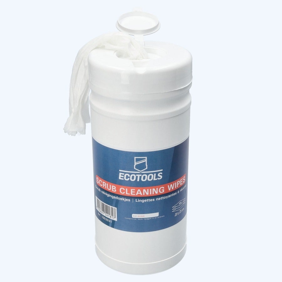 Eco cleaning wipes scrub (100 stuks in pot)