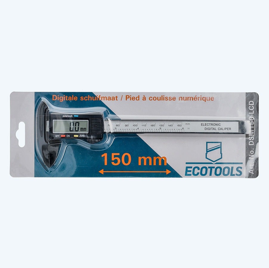 EcoTools digitale schuifmaat 150 mm LCD