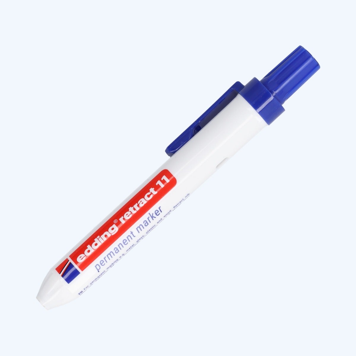 Edding permanent marker retract blauw