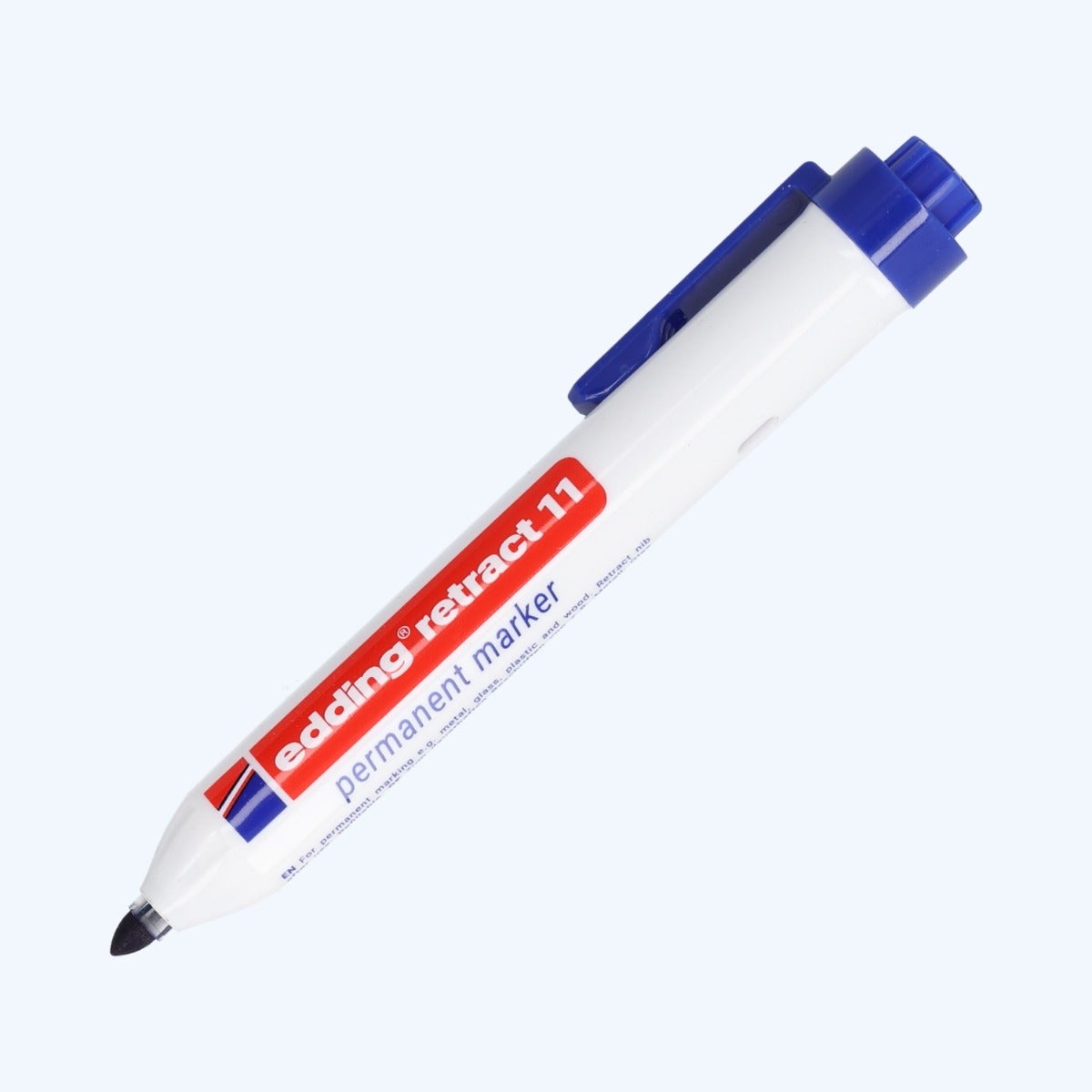 Edding permanent marker retract blauw