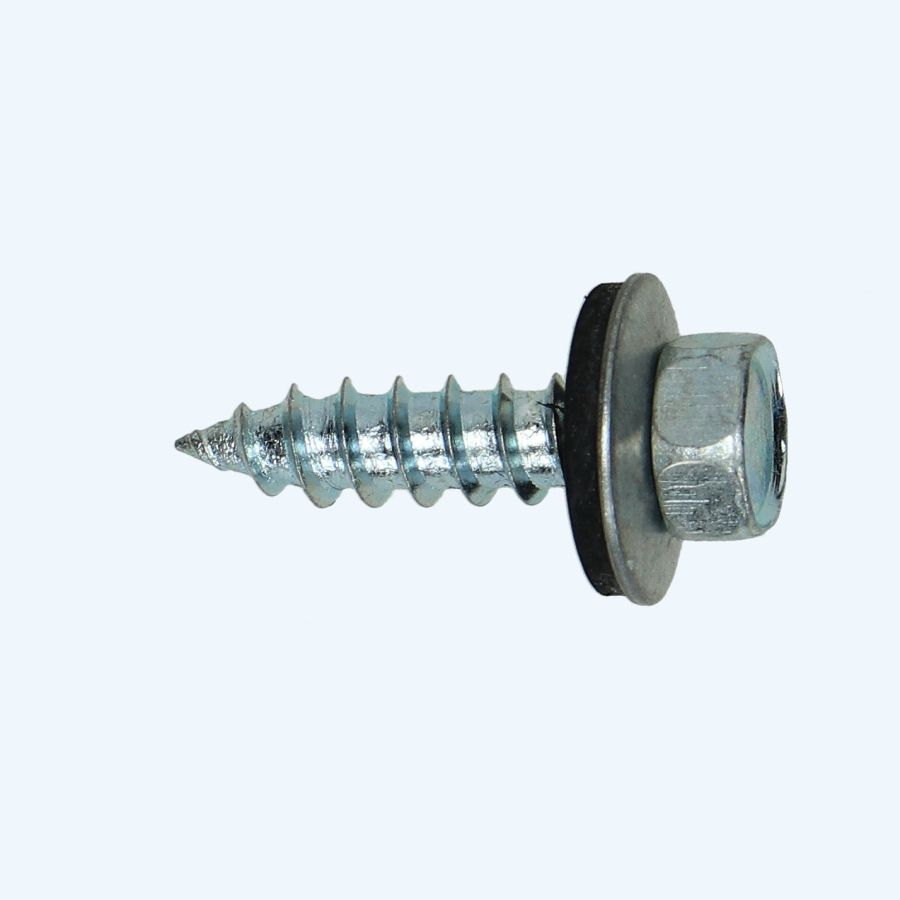 Dakschroef type A 6,5 x 25 mm met 16 mm ring 
