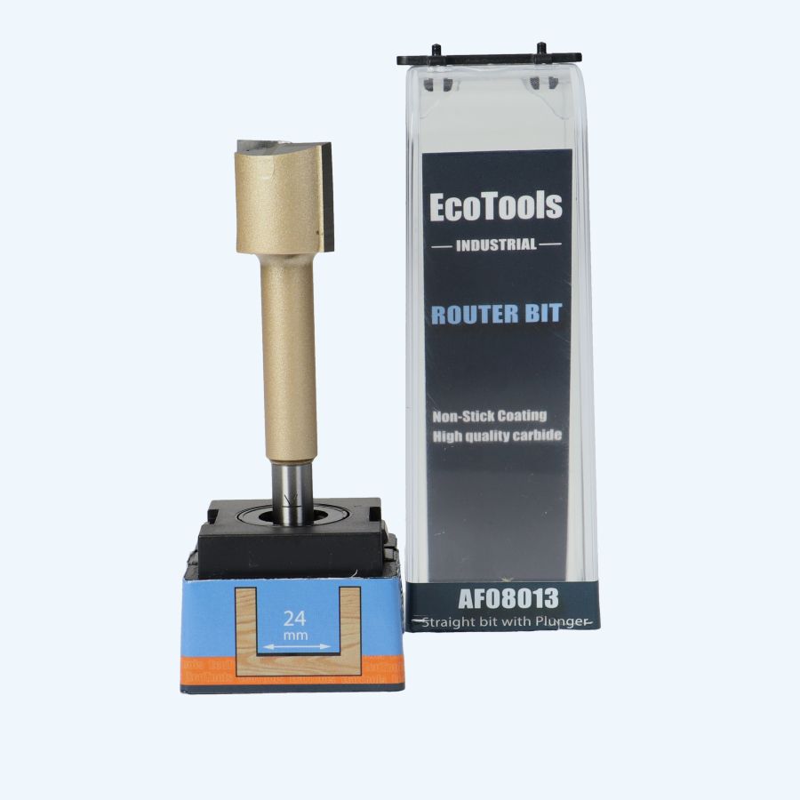 HM verlengde groeffrees Industrial 24 mm met ondersnijder