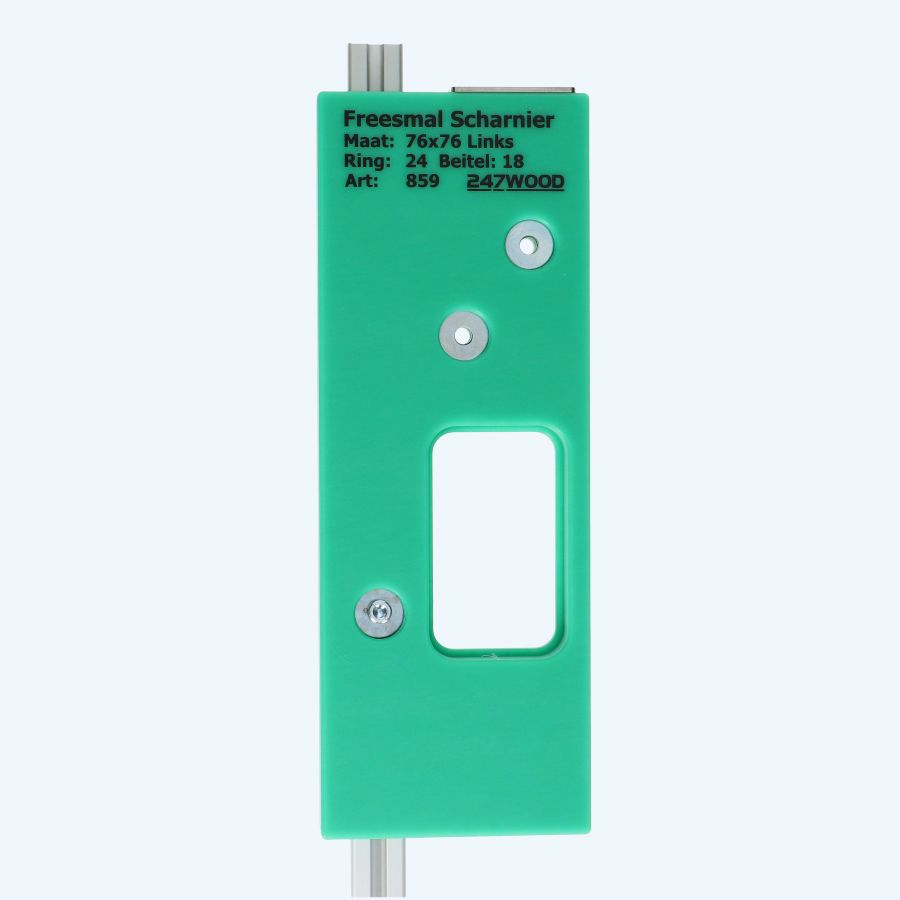 Freesmalset voor scharnieren 76 x76 mm