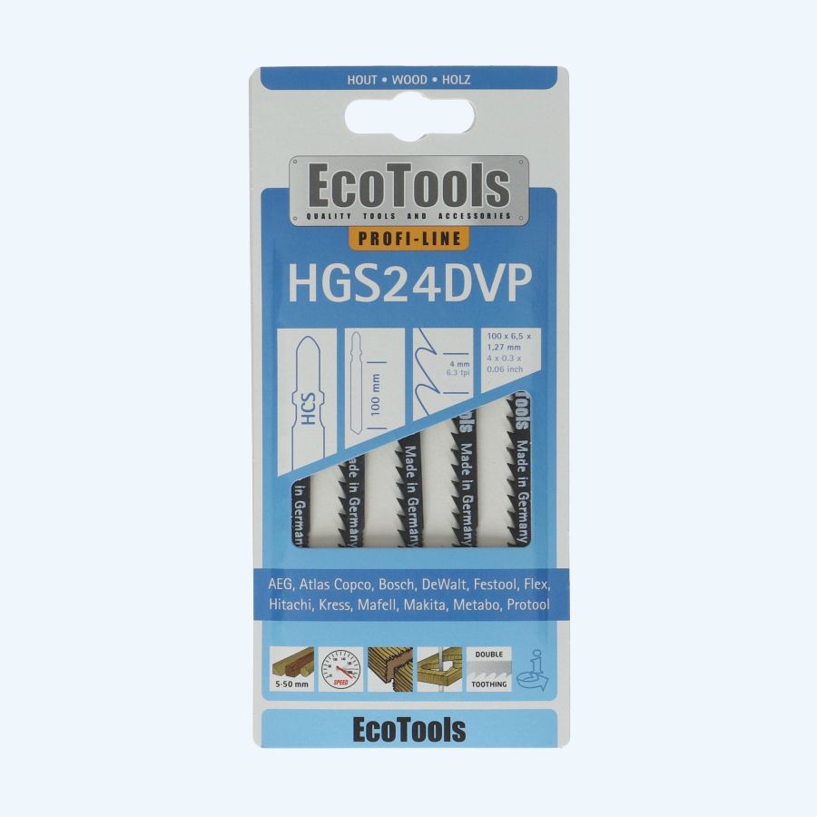 5 st. decoupeerzaagjes hout type HGS24DV (Profi-line)