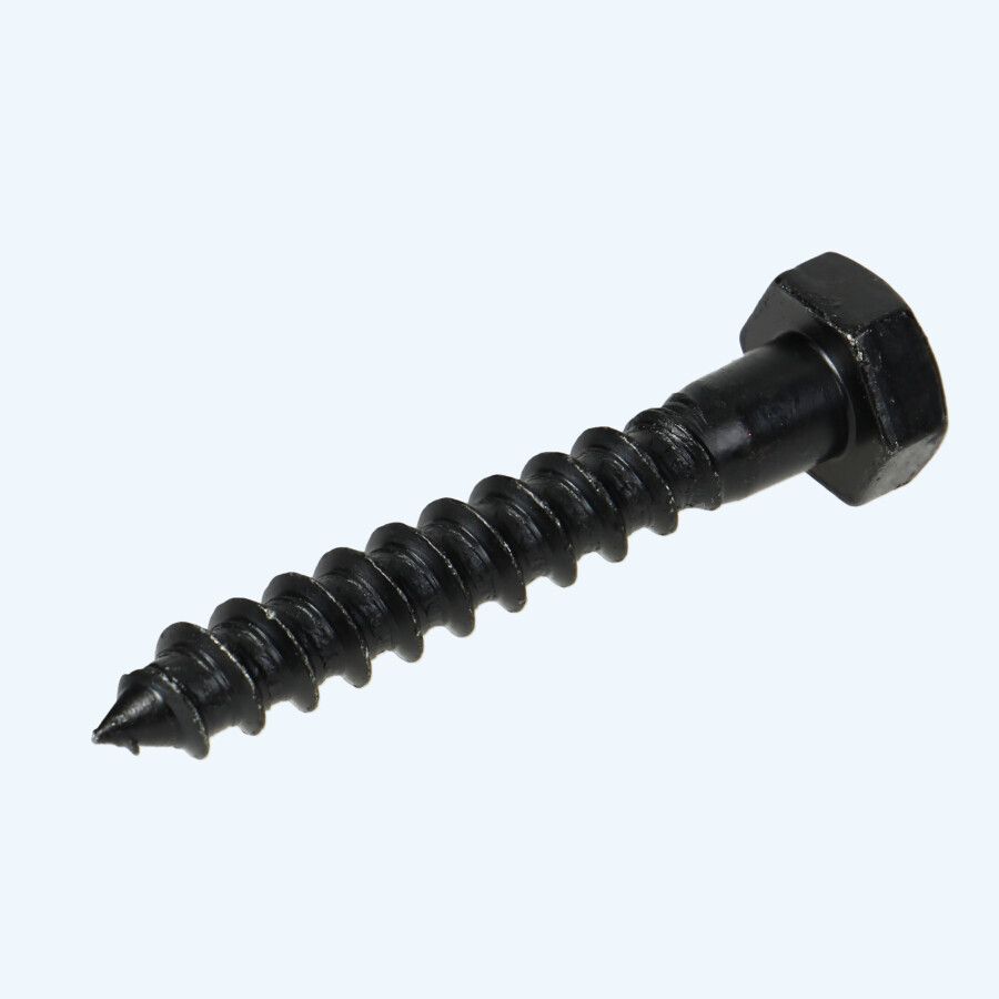 25 stuks houtdraadbout 8 x 60 mm (zwart)
