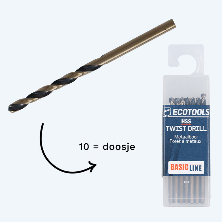 Basicline HSS metaalboor 3,0 x 61 mm