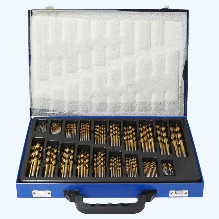 170-delige metaalborenset HSS M2 met 7 edge point