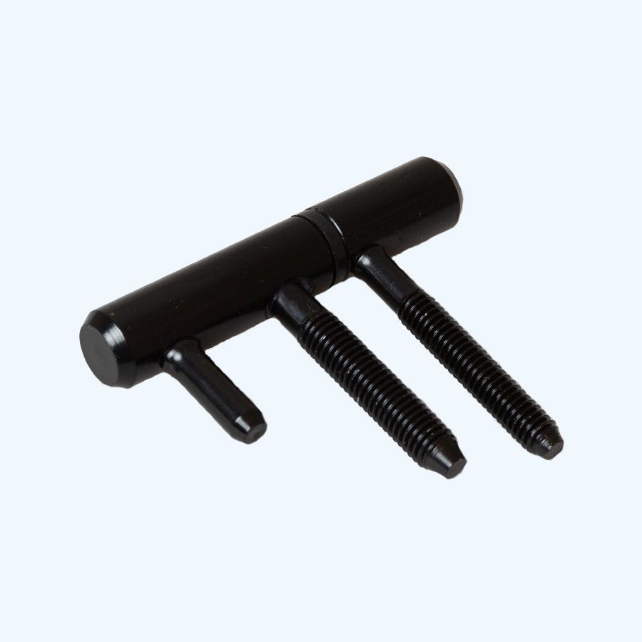 Dulimex inboorpaumelle staal 14 mm zwart