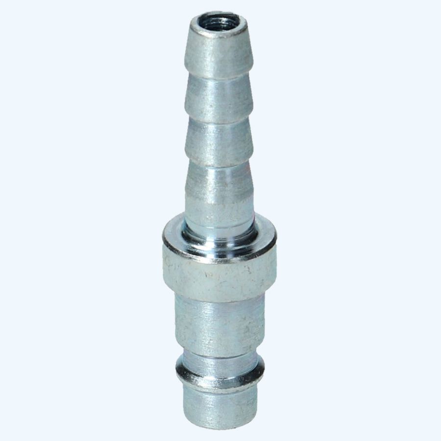 Euro insteeknippel met slangpilaar 8 mm