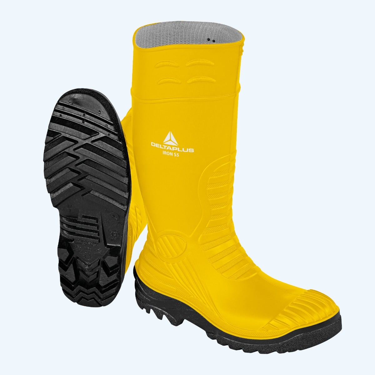 Delta plus veiligheidslaars Iron S5 PVC geel maat 38