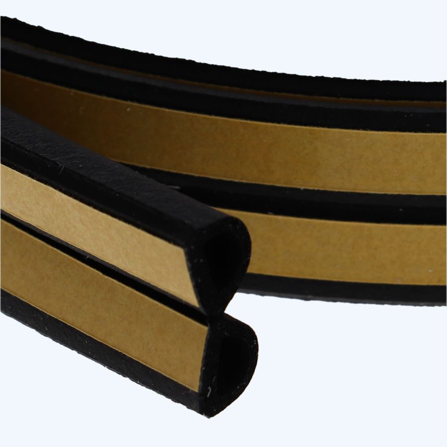 Isofour tochtband EPDM type D 9 x 6 mm zwart (2x3m)