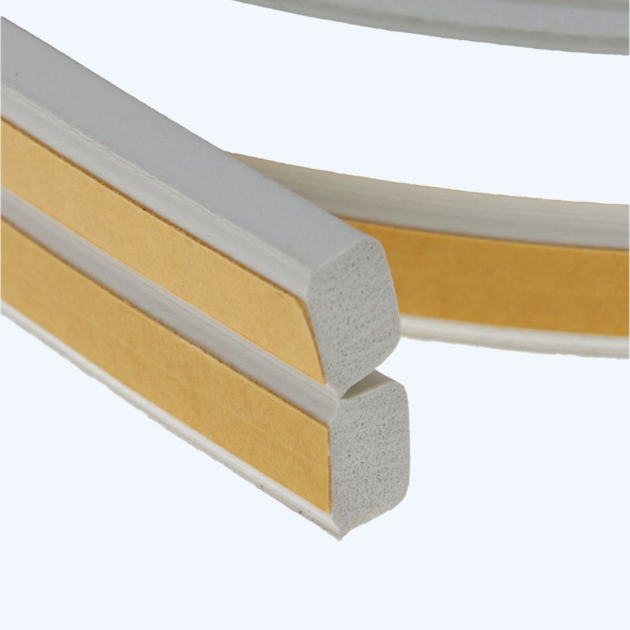 Isofour tochtband EPDM type UNI 9 x 6 mm wit (2x3m)
