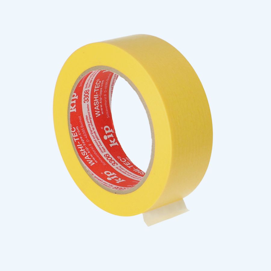 Afplaktape Kip FineLine 36 mm x 50 meter (geel)